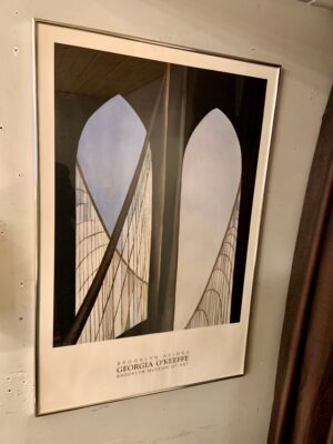 Framed Georgia O'Keefe Brooklyn Bridge Poster